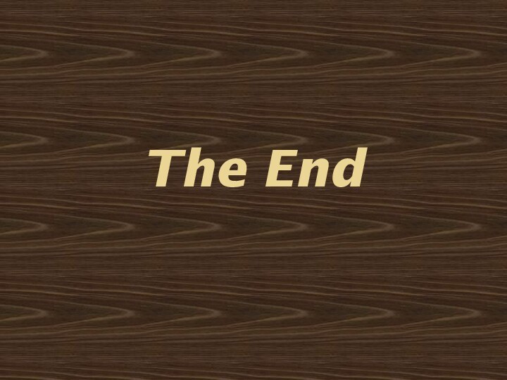 The End