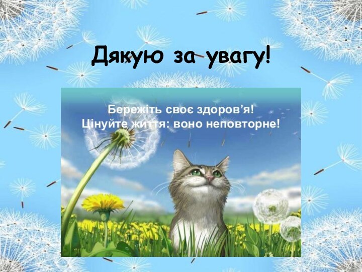 Дякую за увагу!