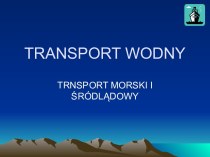 Transport wodny