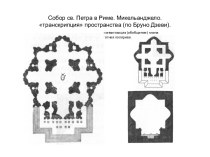 Собор св. Петра в риме. Микельанджело. Транскрипция пространства (по Бруно Дзеви)