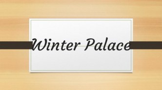 Winter palace