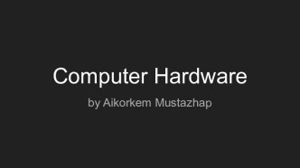 Computer Hardware