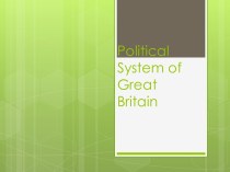 Political System of Great Britain