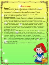 Картотека сюжетно-ролевых игр