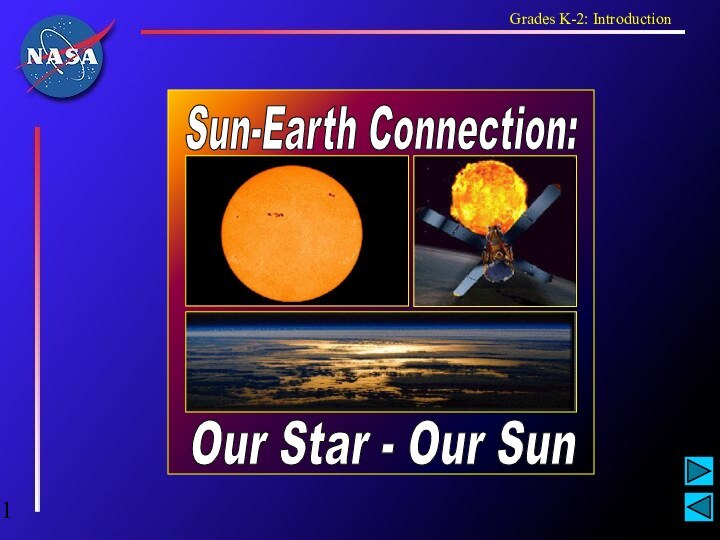 Sun-Earth Connection:Our Star - Our SunGrades K-2: Introduction