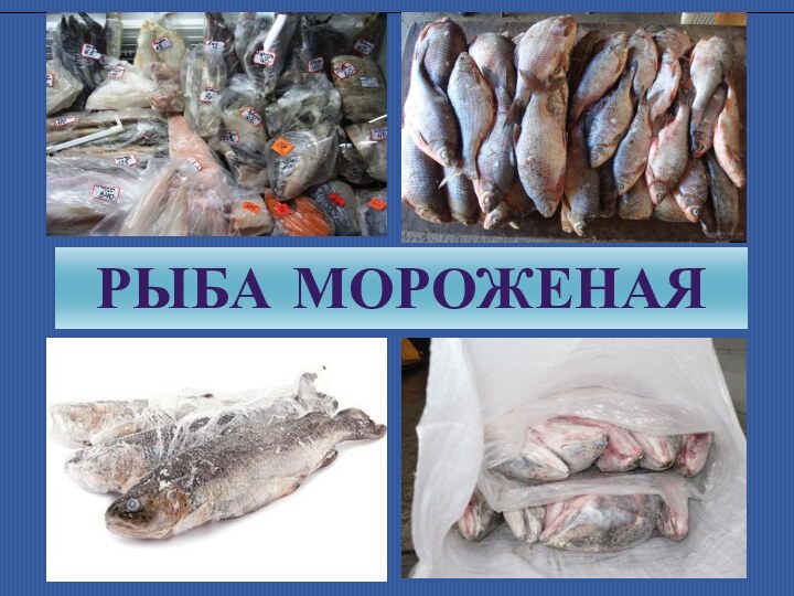 РЫБА МОРОЖЕНАЯ