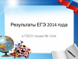 Результаты ЕГЭ