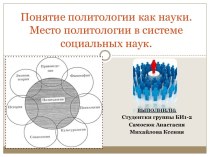 Понятие политологии как науки. Место политологии в системе социальных наук