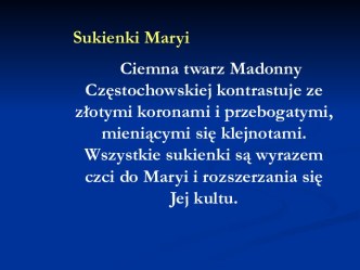 Sukienki Maryi