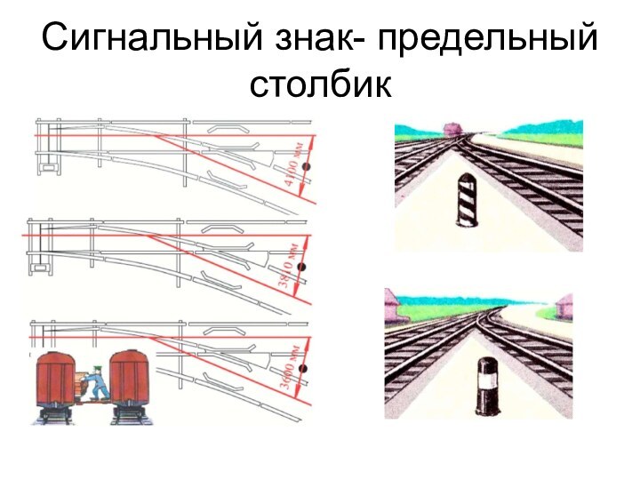 Сигнальный знак- предельный столбик