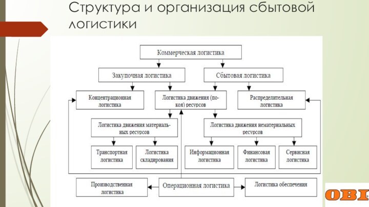 Структура и организация сбытовой логистики