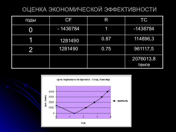 ОЦЕНКА ЭКОНОМИЧЕСКОЙ ЭФФЕКТИВНОСТИ