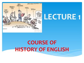 Course of history of english