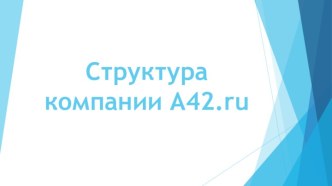 Структура компании A42