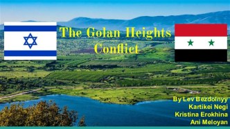The Golan Heights Conflict