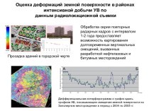 Оценка деформаций земной поверхности в районах интенсивной добычи УВ по данным радиолокационной съемки