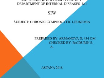 Chronic lymphocytic leukemia