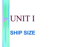 Ship size