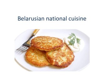 Belarusian national cuisine
