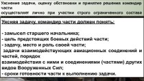 Подготовка к боевым действиям в авиационной части