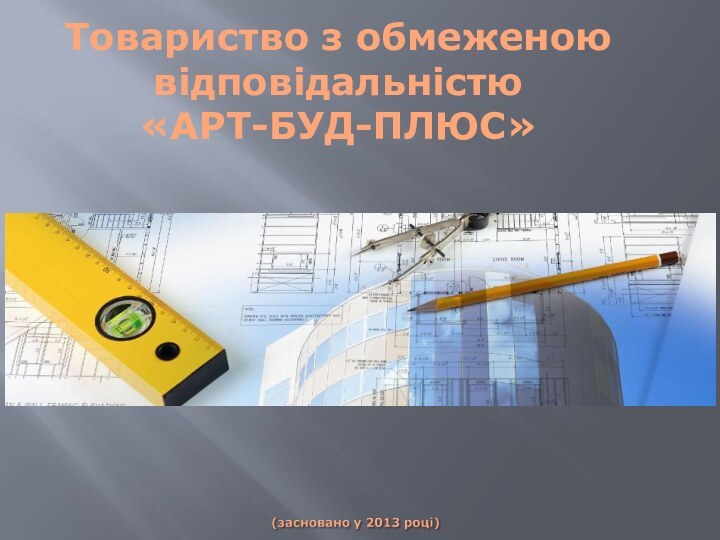 Товариство з обмеженою відповідальністю  «АРТ-БУД-ПЛЮС»