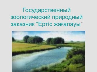 Государственный зоологический природный заказник “Ертіс жағалауы”