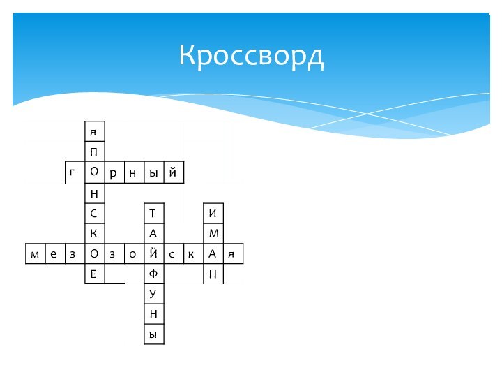 Кроссворд