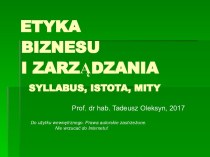 Etyka biznesu