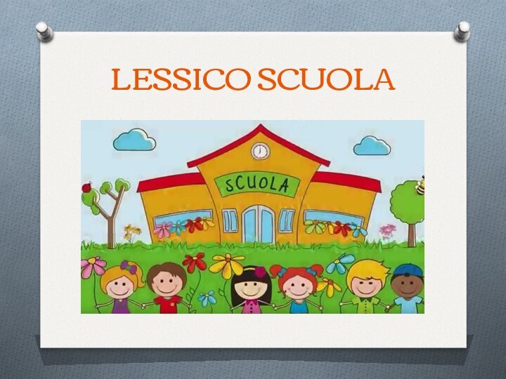 LESSICO SCUOLA