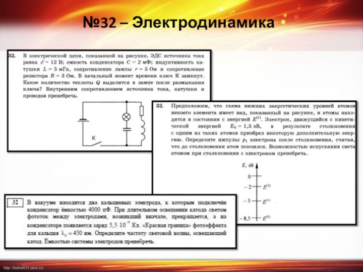 №32 – Электродинамика