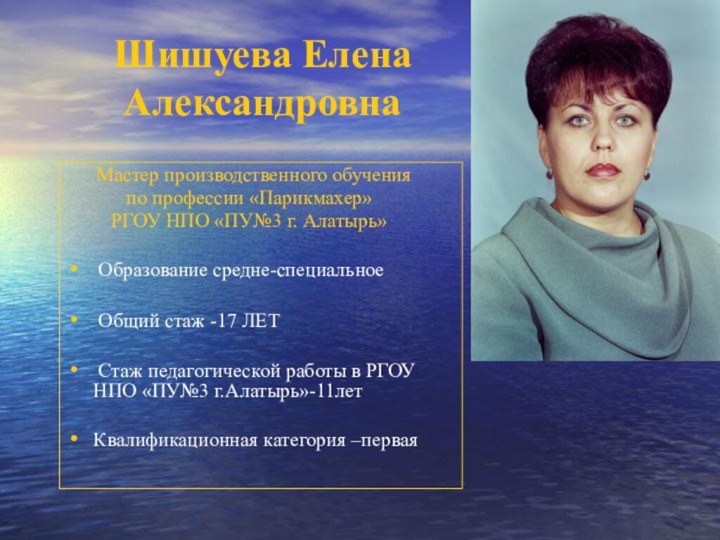 Шишуева Елена      Александровна