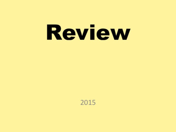 Review2015