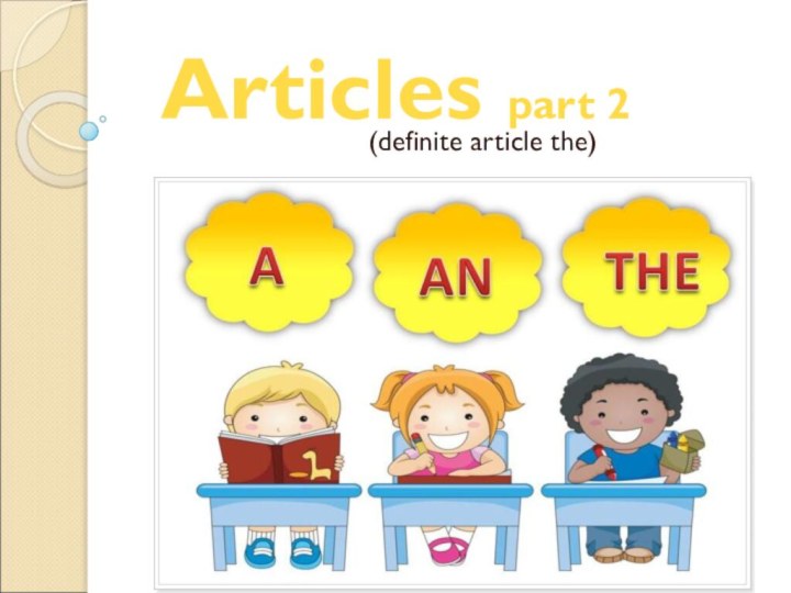 (definite article the)Articles part 2