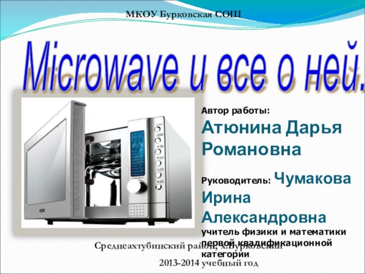 Microwave и все о ней.