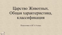 Презентация по биологии на тему Царство Животных. Общая характеристика, классификация 9 класс, подготовка к ОГЭ