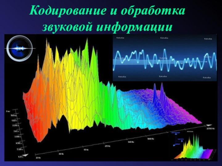 Кодирование и обработка звуковой информации