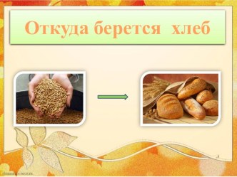 Презентация Откуда берется хлеб