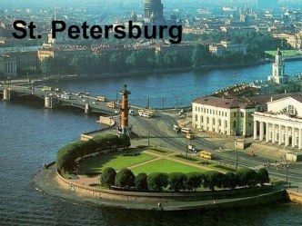Презентация по английскому языку на тему Sights of Moscow and St. Petersburg