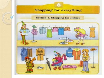 Презентация: Shopping For Clothes