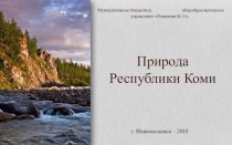 Презентация по географии на тему Природа Республики Коми