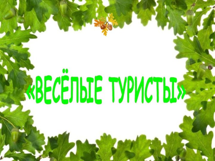 «ВЕСЁЛЫЕ ТУРИСТЫ»