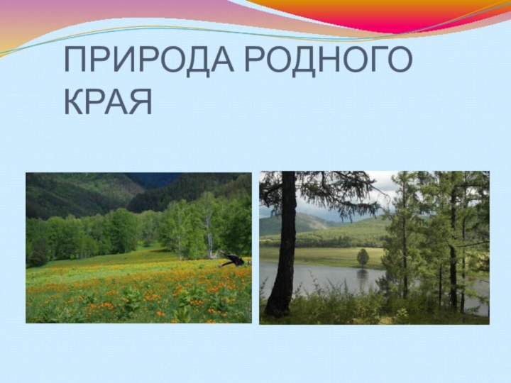 ПРИРОДА РОДНОГО КРАЯ