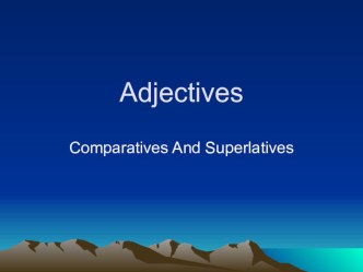 Ajectives (5 кл)