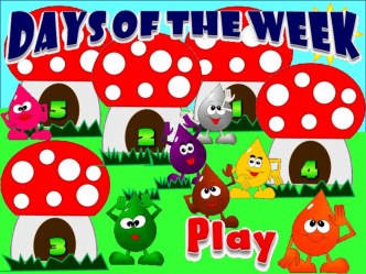 Игра-презентация для 2 класса на тему Дни недели
