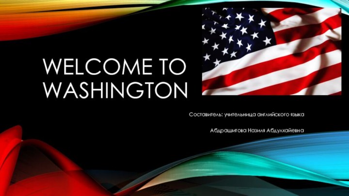 welcome to Washington