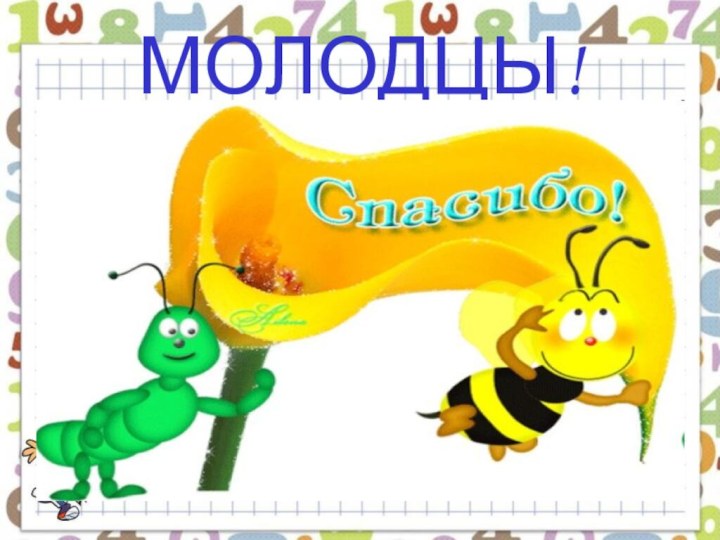 МОЛОДЦЫ!