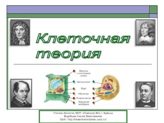 Презентация по биологии на тему Клеточная теория