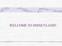 WELCOME TO DISNEYLAND 6 сынып