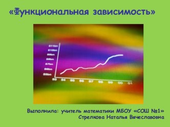 Презентация Функциональная зависимость