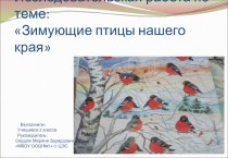 Презентация по окружающему миру Зимующие птицы Хабаровского края